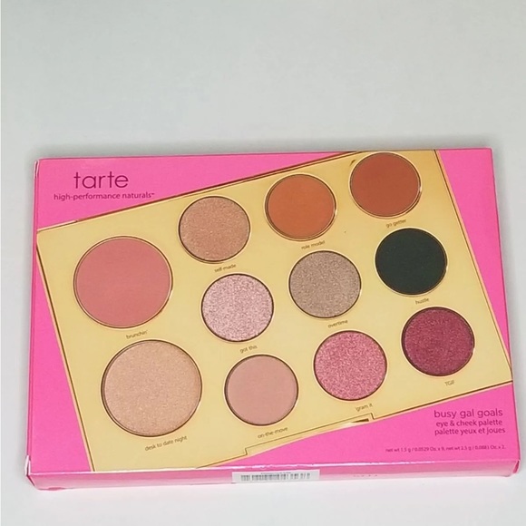 Tarte Cosmetics Busy Ga Goals Eye and Cheek Pallet Tarte EUC - Picture 6 of 7